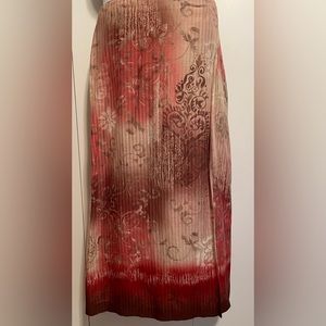 Dana Buchman Wrap-Around Midi Skirt